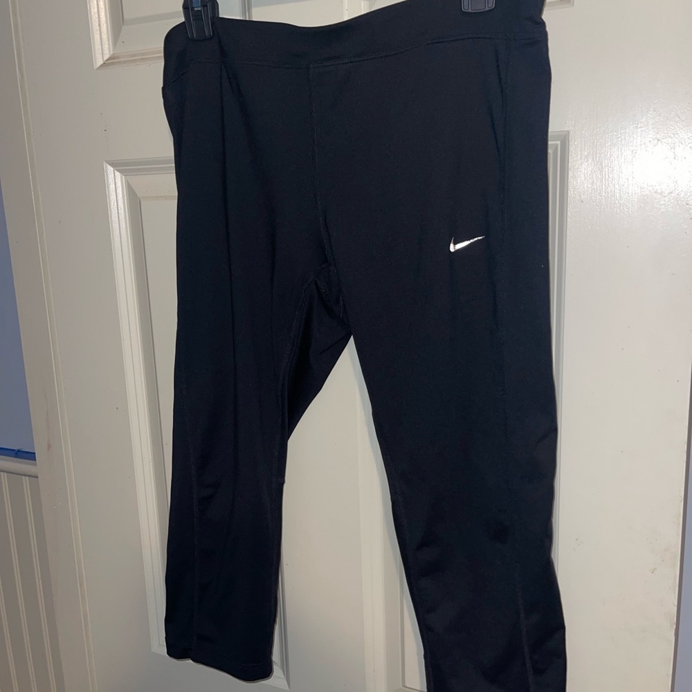 Nike cropped leggings Dri fit running womens size XL
